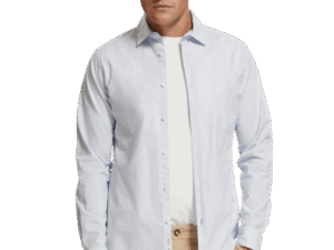 Scotch & Soda 175474: Essential poplin shirt , Shirt blue