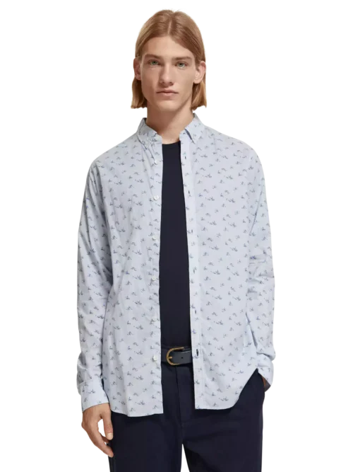 Scotch & Soda 175483 : Slim fit printed shirt