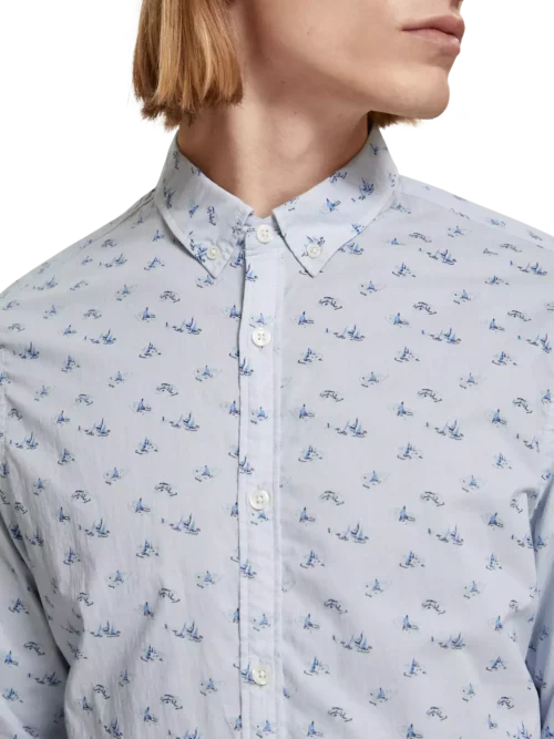 Scotch & Soda 175483 : Slim fit printed shirt - Image 5