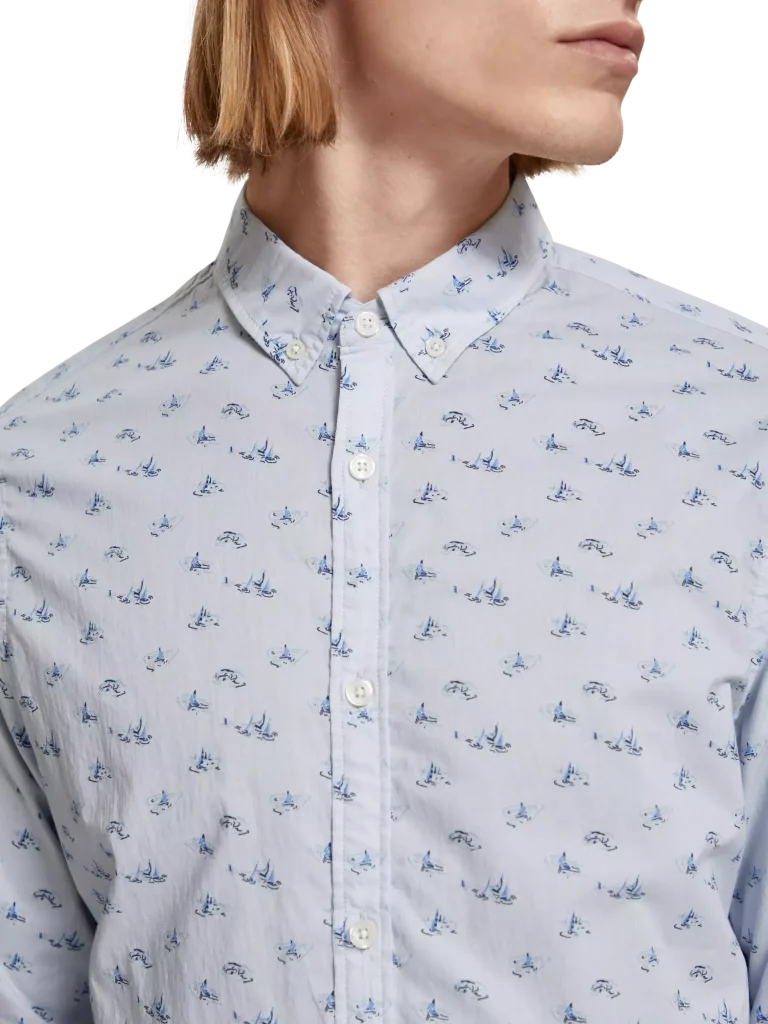 Scotch & Soda 175483 : Slim fit printed shirt - Image 5