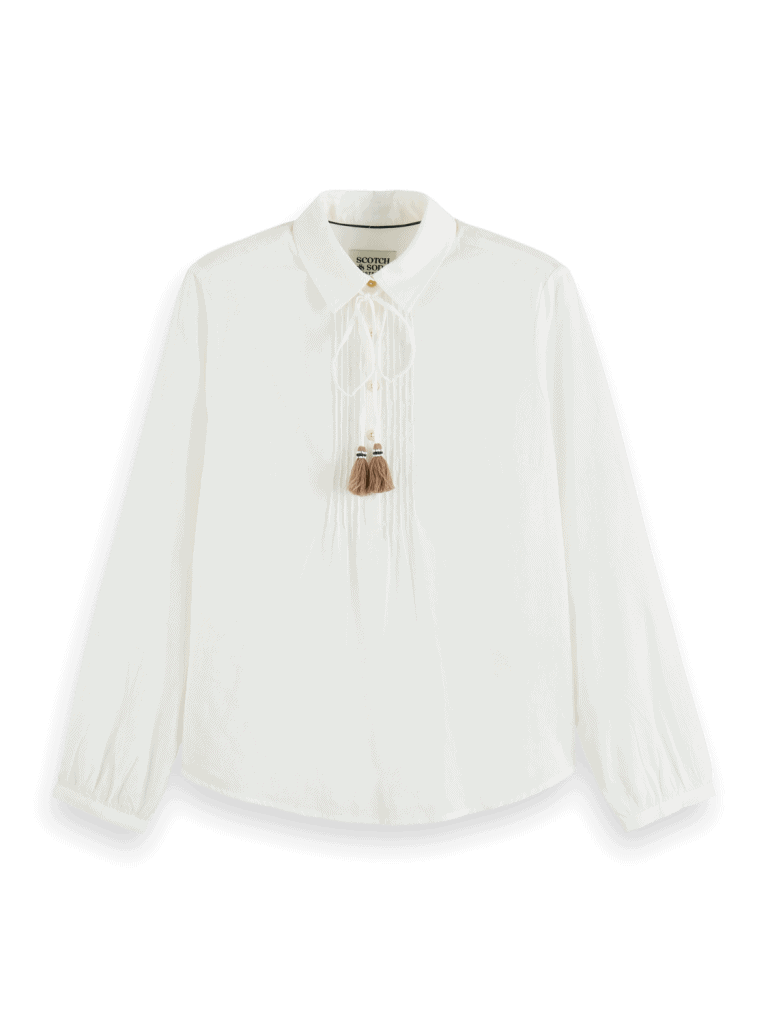 Scotch & Soda 176725 : Pin tuck bib top - Image 2