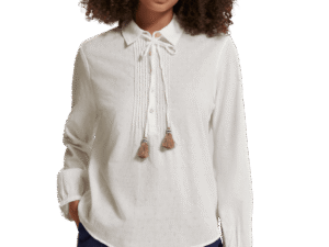Scotch & Soda 176725 : Pin tuck bib top