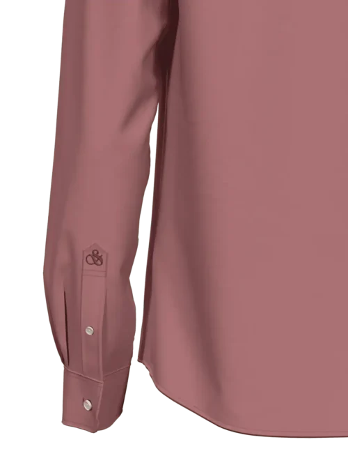 Scotch & Soda 175474: Essential poplin shirt , Weathered pink - Image 3