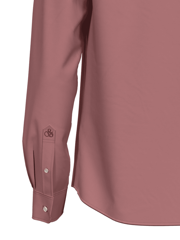 Scotch & Soda 175474: Essential poplin shirt , Weathered pink - Image 3