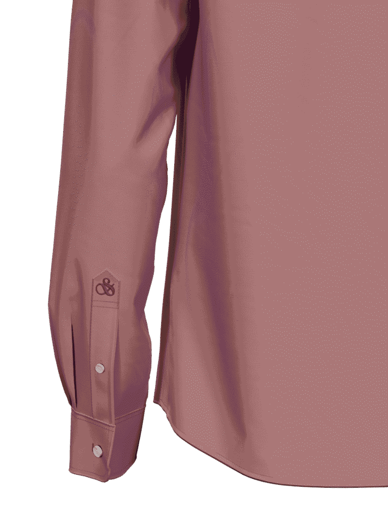 Scotch & Soda 175474: Essential poplin shirt , Weathered pink - Image 3
