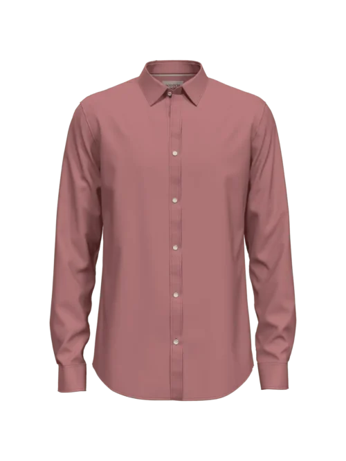 Scotch & Soda 175474: Essential poplin shirt , Weathered pink