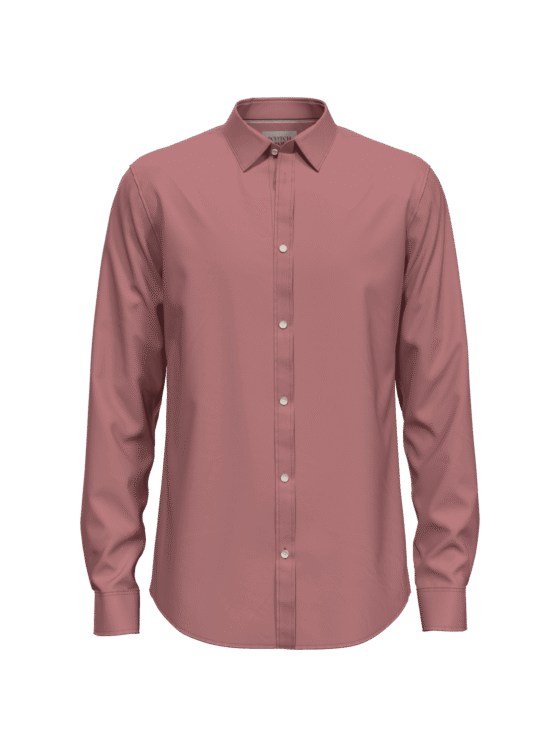Scotch & Soda 175474: Essential poplin shirt , Weathered pink