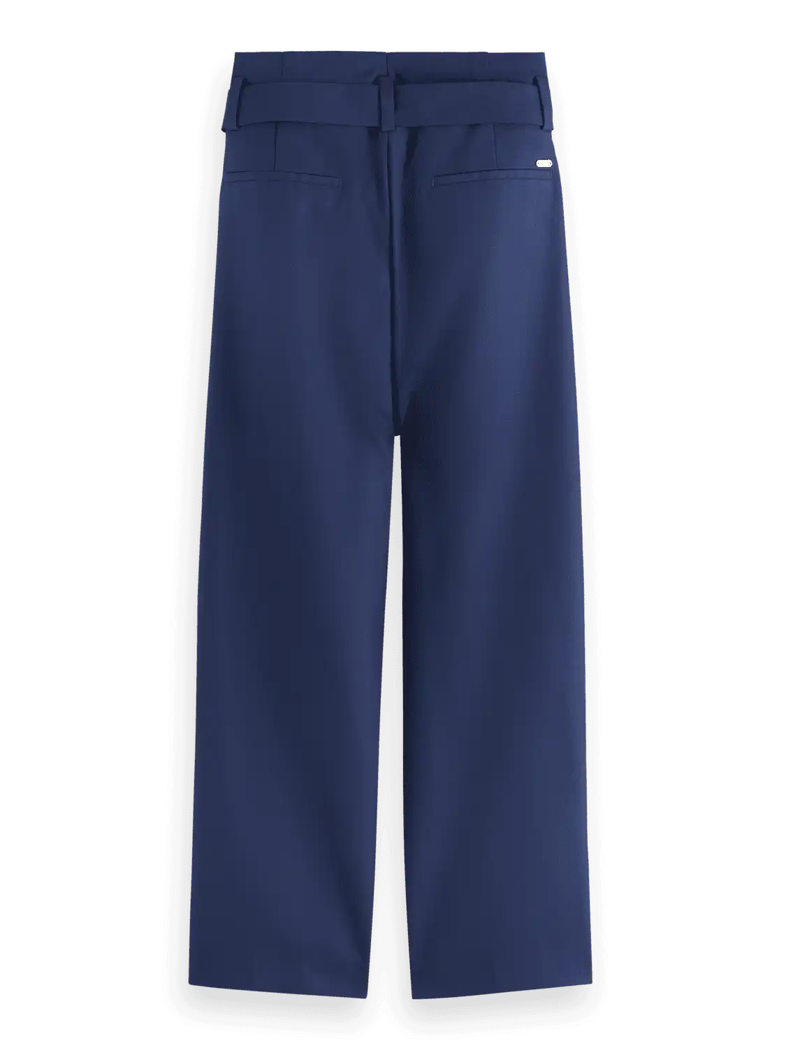 Scotch & Soda 176391 : High rise straight leg trousers, Navy blue - Image 5