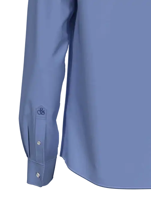 Scotch & Soda 175474: Essential poplin shirt , Ocean mist - Image 4