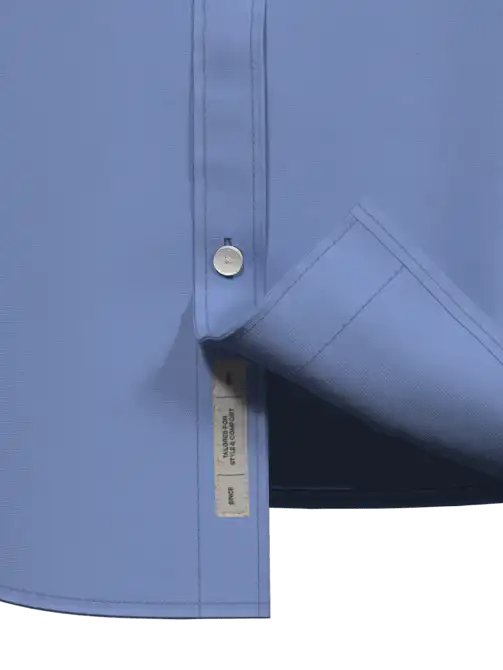 Scotch & Soda 175474: Essential poplin shirt , Ocean mist - Image 3