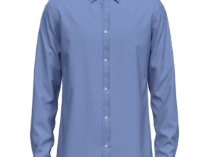 Scotch & Soda 175474: Essential poplin shirt , Ocean mist