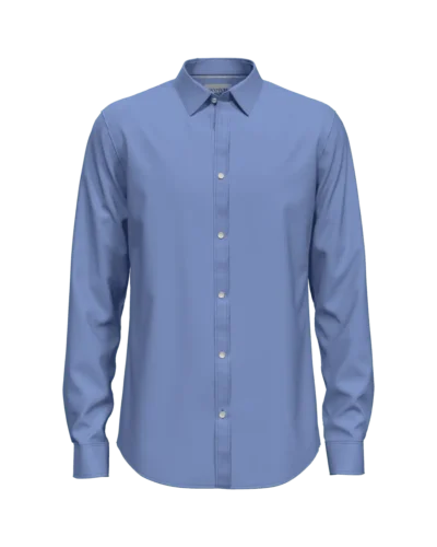 Scotch & Soda 175474: Essential poplin shirt , Ocean mist