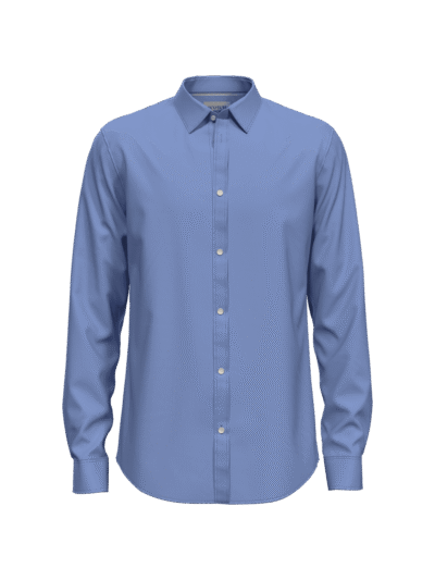 Scotch & Soda 175474: Essential poplin shirt , Ocean mist