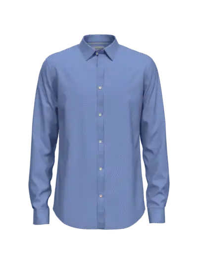Scotch & Soda 175474: Essential poplin shirt , Ocean mist