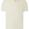 Timezone - Tonal striped polo shirt, ecru - Image 2