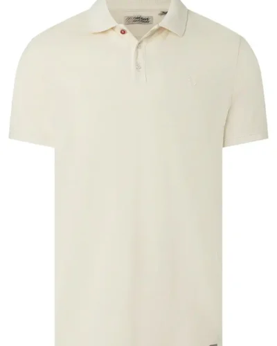 Alternative view of Timezone - Tonal striped polo shirt, ecru