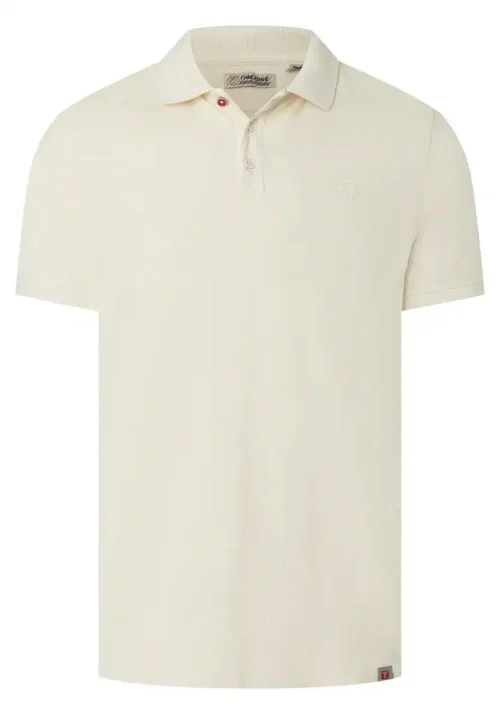 Alternative view of Timezone - Tonal striped polo shirt, ecru
