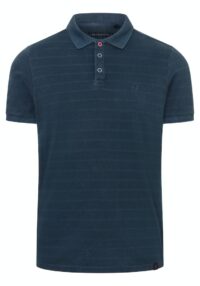 Alternative view of Timezone - Tonal striped polo shirt, navy