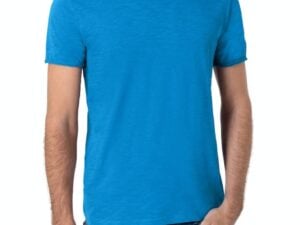 Timezone - Ripped basic t-shirt, french blue