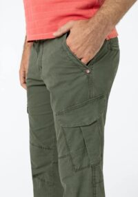 Alternative view of Timezone - Regular Niklas cargo pants, dark green