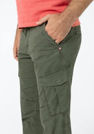 Alternative view of Timezone - Regular Niklas cargo pants, dark green