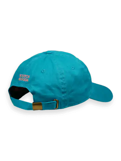 Alternative view of Scotch & Soda 175796 : Twill logo Embroidery cap- Petrol blue