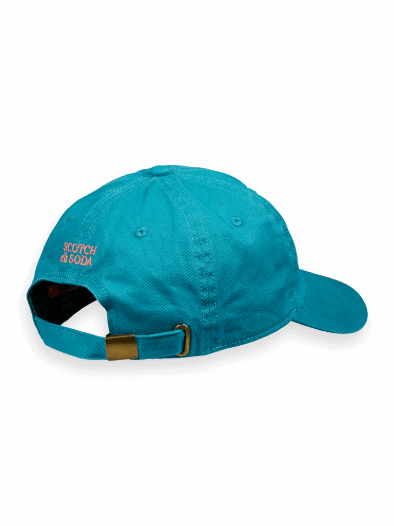 Scotch & Soda 175796 : Twill logo Embroidery cap- Petrol blue - Image 2