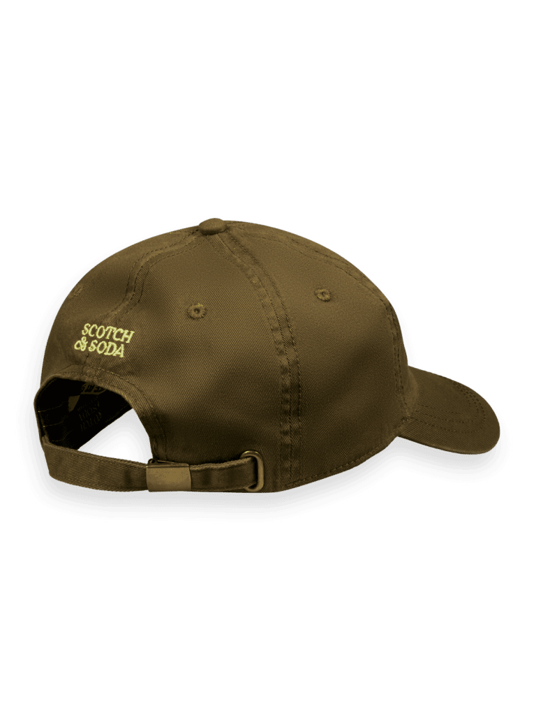 Scotch & Soda 175796 : Twill logo Embroidery cap- Algae - Image 2
