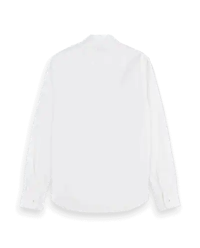 Alternative view of Scotch & Soda 179006: Essential Solid slim fit shirt, White