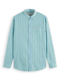 Alternative view of Scotch & Soda 175700: Dobby Stripe Roll-up sleeves