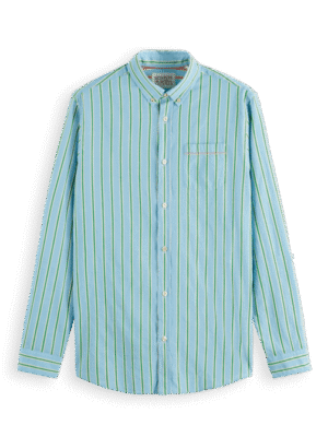 Alternative view of Scotch & Soda 175700: Dobby Stripe Roll-up sleeves