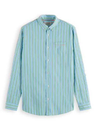 Alternative view of Scotch & Soda 175700: Dobby Stripe Roll-up sleeves