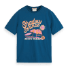 Scotch & Soda 175636: Front Artwork T-shirt,harbour teal
