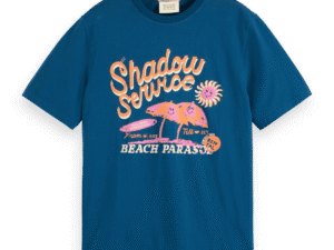 Scotch & Soda 175636: Front Artwork T-shirt,harbour teal