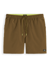 Scotch & Soda 175367 : Mid-length swim shorts, Algae