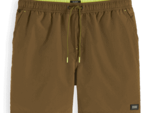 Scotch & Soda 175367 : Mid-length swim shorts, Algae