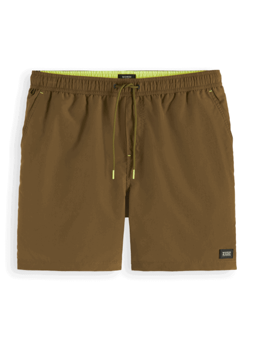 Scotch & Soda 175367 : Mid-length swim shorts, Algae - Junction Malta