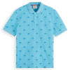 Scotch & Soda 175661 : Mini AOP Polo, Blue lagoon