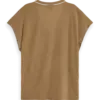 Scotch & Soda 177324 : V-neck ladder detail loose fit, light army - Image 3