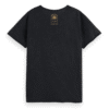 Scotch & Soda 177389 : Washed embroidery T-shirt, Antra - Image 3