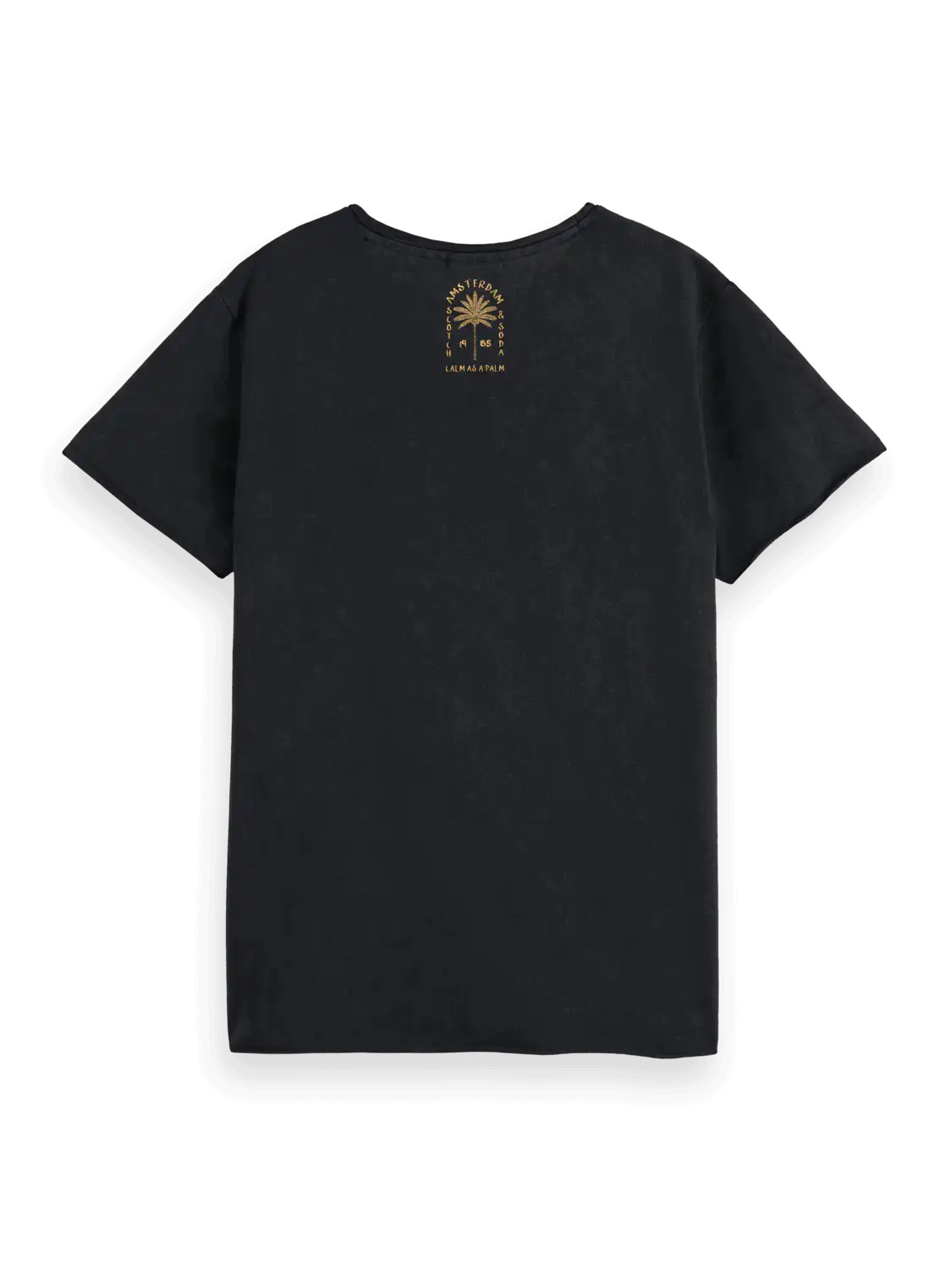 Scotch & Soda 177389 : Washed embroidery T-shirt, Antra - Image 3