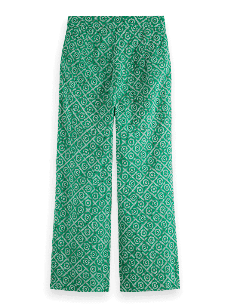 Scotch & Soda 177363 : Broderie anglasie straight leg trousers - Image 2