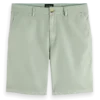 Scotch & Soda 177570 : Cotton twill shorts,Sea Foam