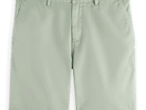 Scotch & Soda 177570 : Cotton twill shorts,Sea Foam