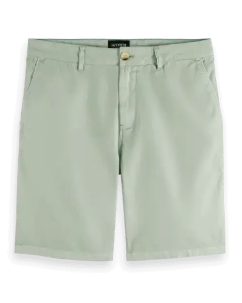 Scotch & Soda 177570 : Cotton twill shorts,Sea Foam