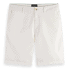 Scotch & Soda 177570 : Cotton twill shorts,White