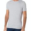 Timezone - Ripped basic t-shirt, grey melange