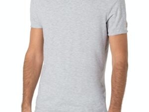 Timezone - Ripped basic t-shirt, grey melange