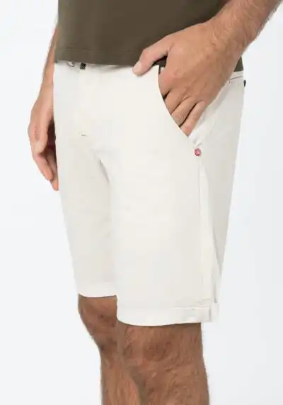 Timezone: Slim JannoTZ Short, silver birch