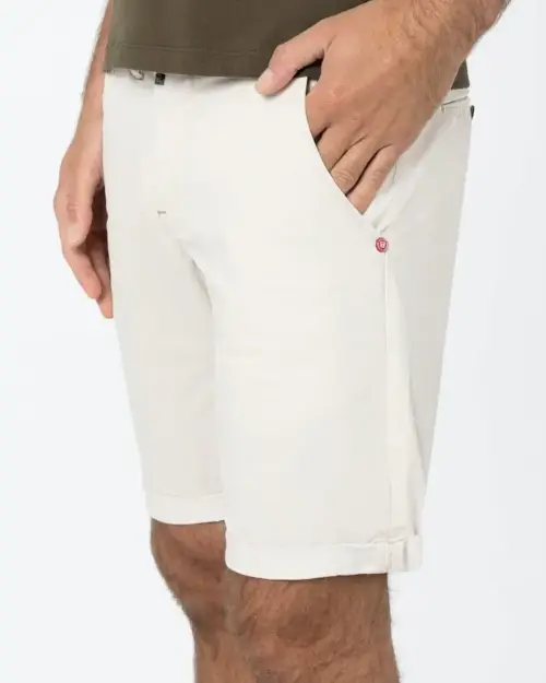 Timezone: Slim JannoTZ Short, silver birch
